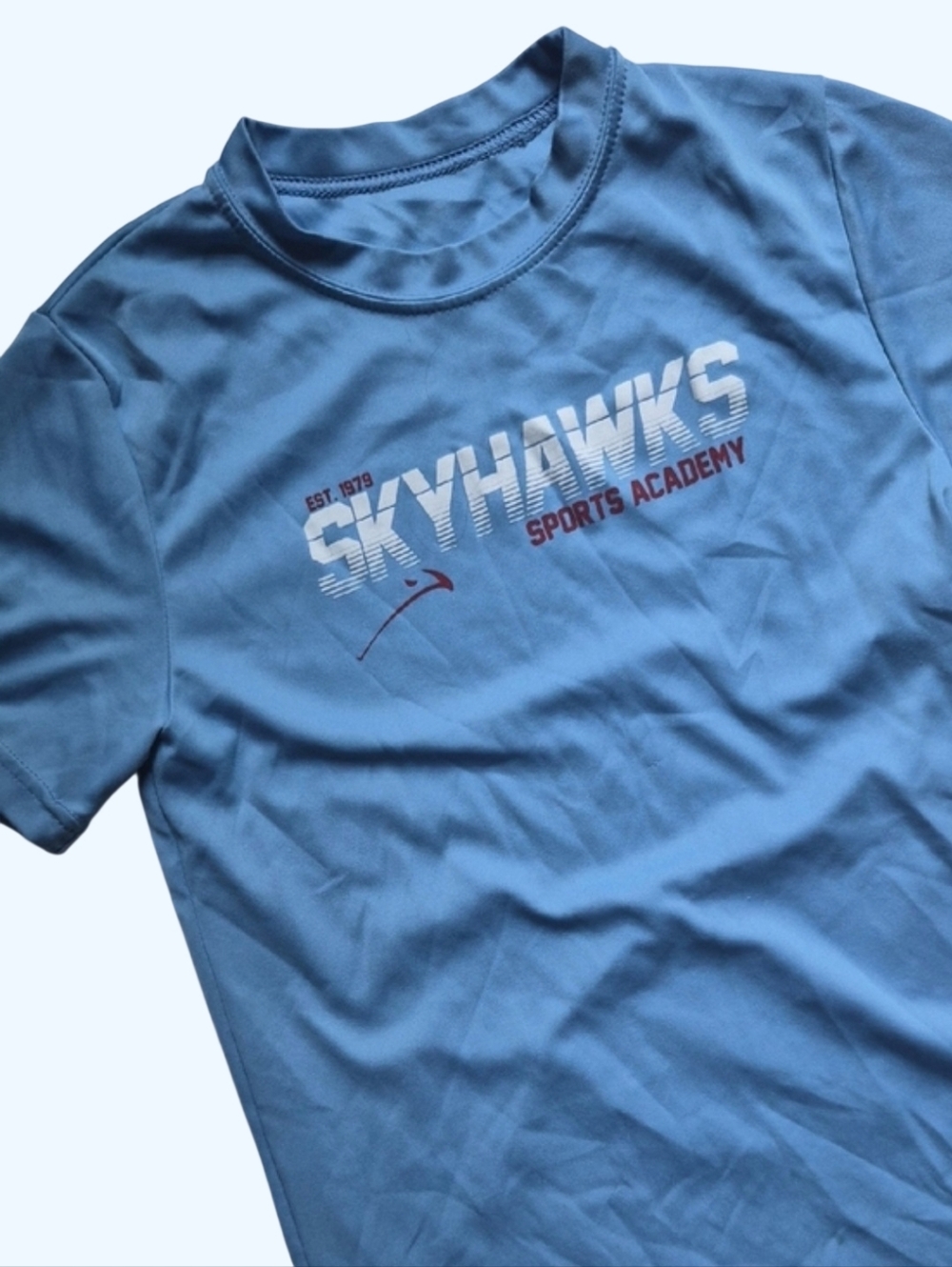 Youth Sports Shorsleeve Polyester Tshirt-Youth M